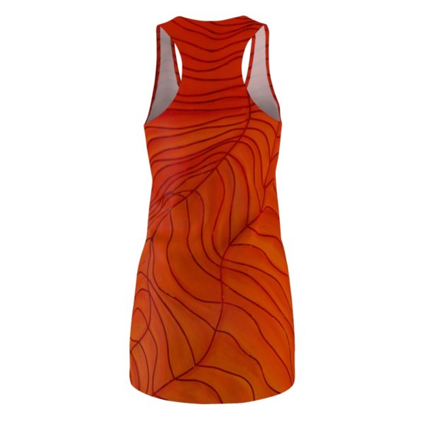 Kat's Orange Women's Cut & Sew Racerback Dress - Image 3
