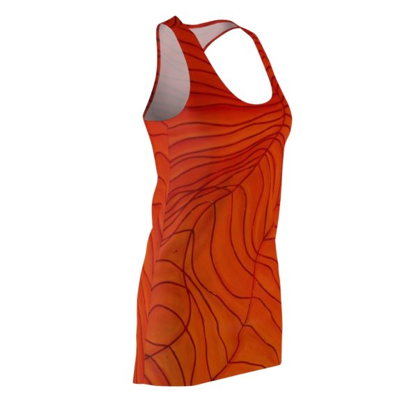 Kat's Orange Women's Cut & Sew Racerback Dress - Image 4