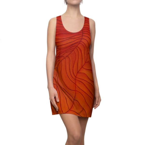 Kat's Orange Women's Cut & Sew Racerback Dress - Image 6