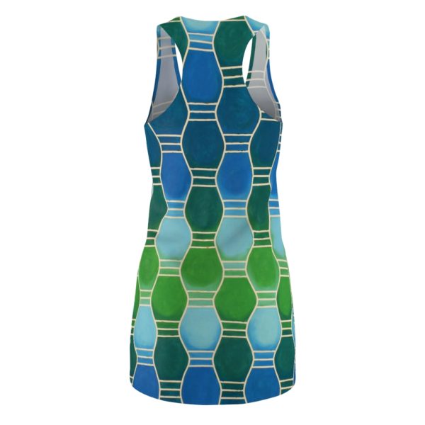 Kat's Green Women's Cut & Sew Racerback Dress - Image 3
