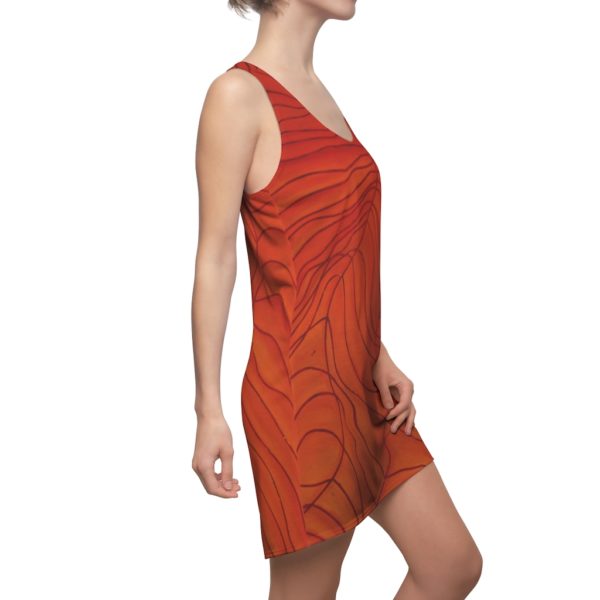 Kat's Orange Women's Cut & Sew Racerback Dress - Image 7