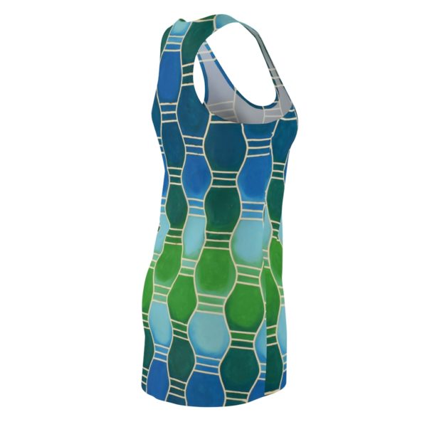 Kat's Green Women's Cut & Sew Racerback Dress - Image 5