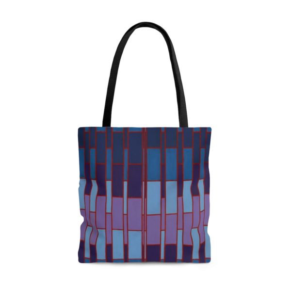 Kat's Purple and Blue Tote Bag - Image 5