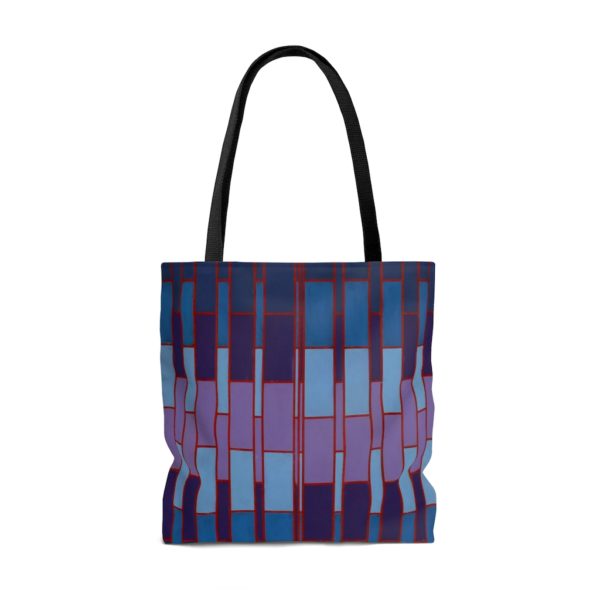 Kat's Purple and Blue Tote Bag - Image 6