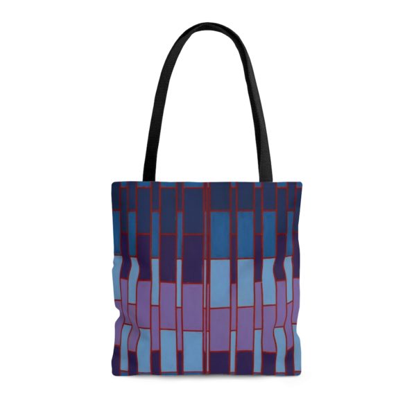 Kat's Purple and Blue Tote Bag - Image 3