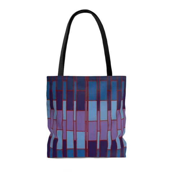 Kat's Purple and Blue Tote Bag - Image 4
