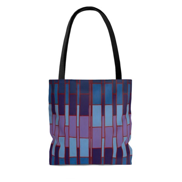 Kat's Purple and Blue Tote Bag - Image 2