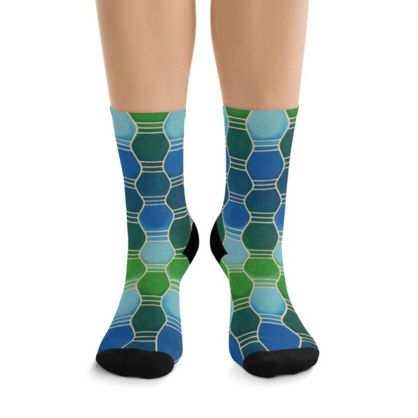 Kat's Green DTG Socks - Image 2