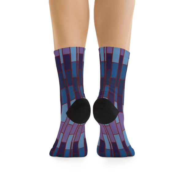 Kat's Purple and Blue DTG Socks - Image 3