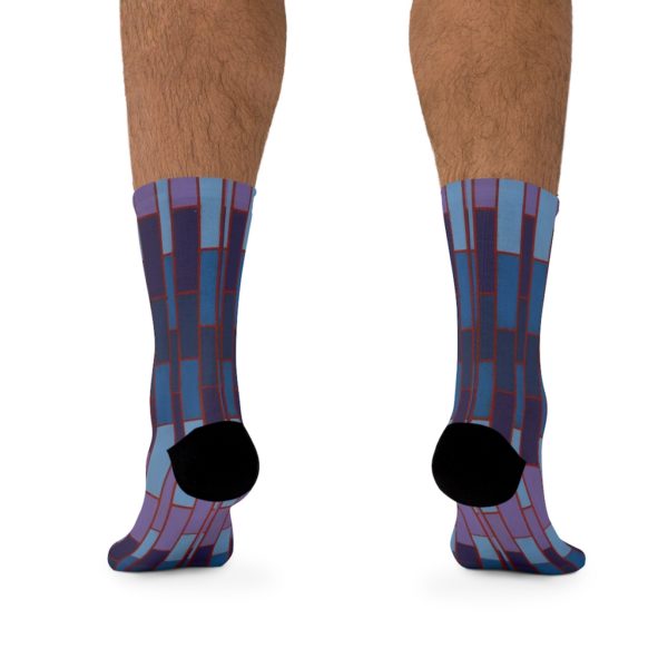 Kat's Purple and Blue DTG Socks - Image 5