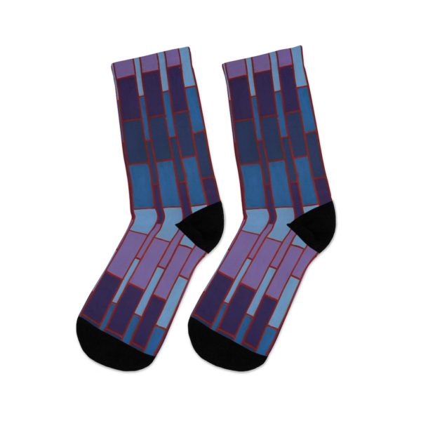 Kat's Purple and Blue DTG Socks - Image 7