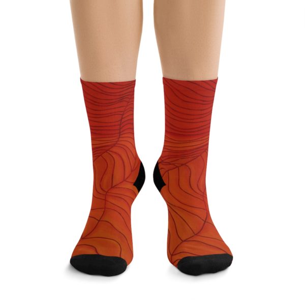 Kat's Orange DTG Socks - Image 2