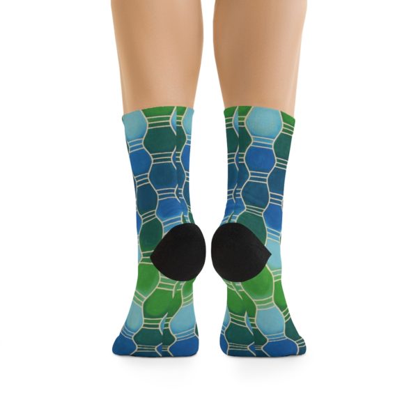 Kat's Green DTG Socks - Image 3