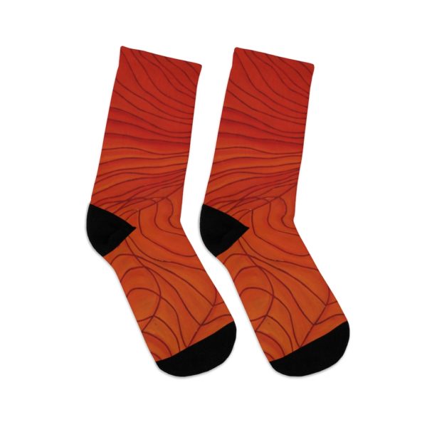 Kat's Orange DTG Socks - Image 6