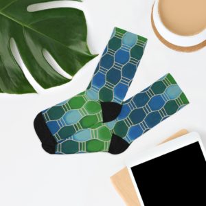Kat's Green DTG Socks