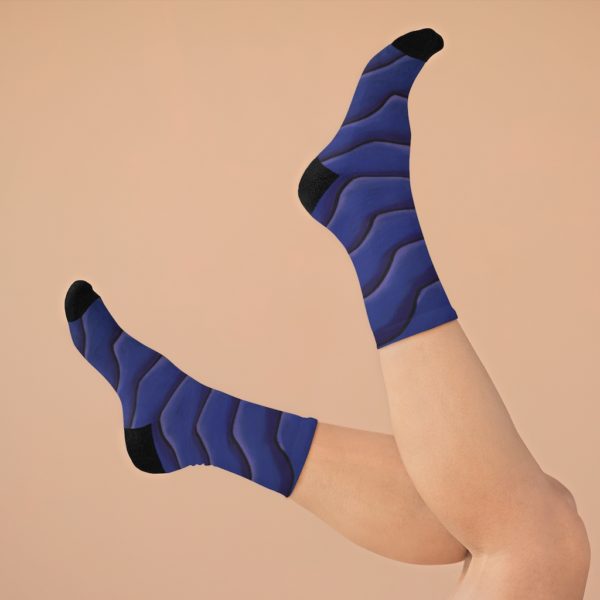 Kat's Purple DTG Socks - Image 8