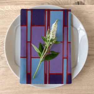 Kat's Purple and Blue Napkins