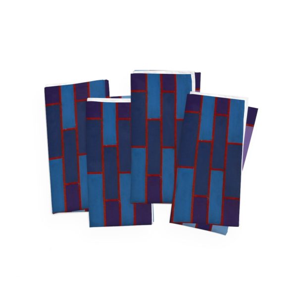 Kat's Purple and Blue Napkins - Image 3