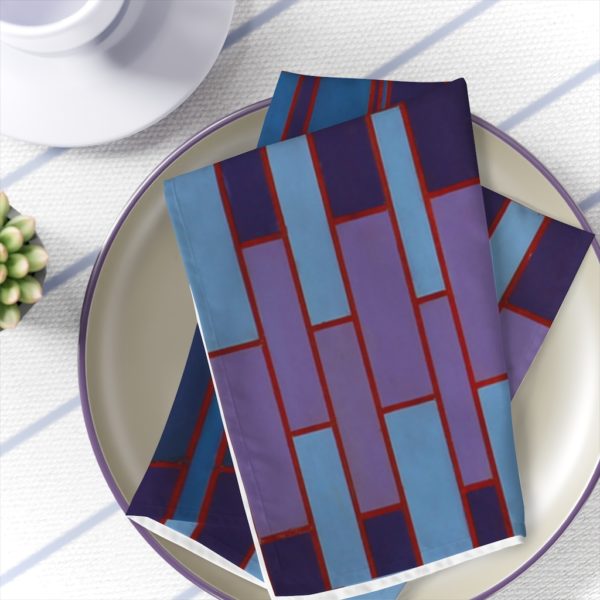 Kat's Purple and Blue Napkins - Image 4