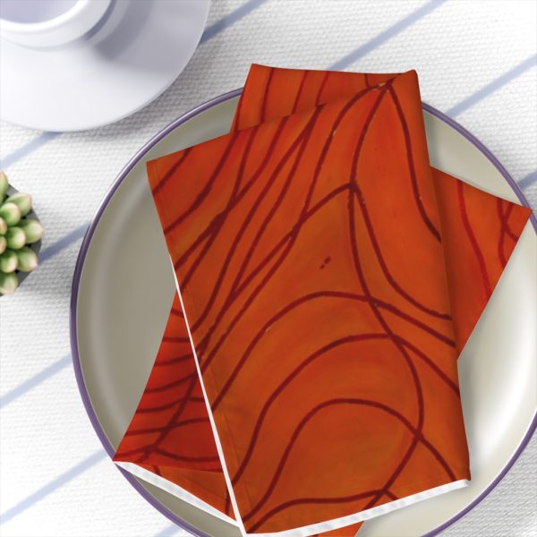 Kat's Orange Napkins - Image 4