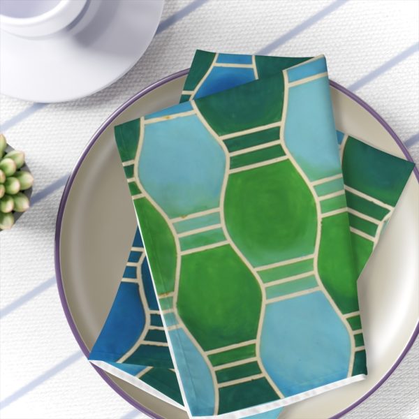 Kat's Green Napkins - Image 4